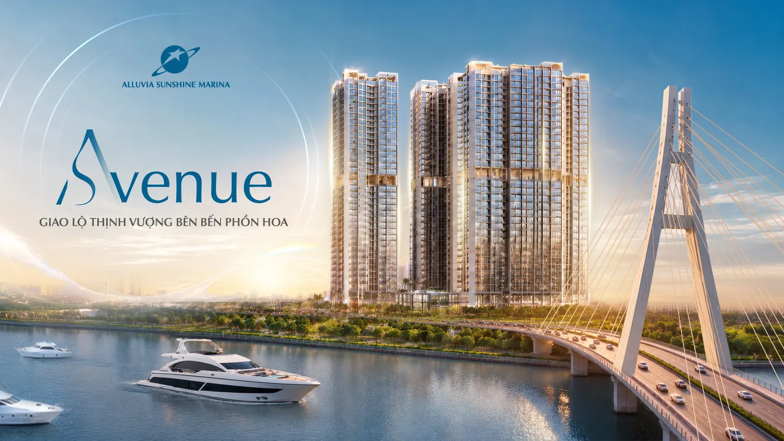 Phối cảnh Sunshine Avenue thuộc Alluvia City